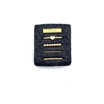 Apple Watch Uyumlu Love Yazılı Kordon Aksesuar/charm Gold Renkli