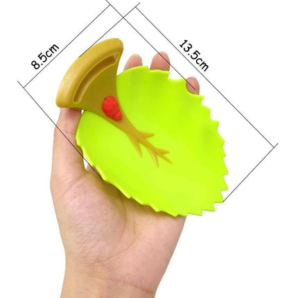 Çocuklar İçin Sevimli Eğitici Musluk Uzatma Başlığı Yaprak Kahverengi Sap.