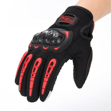 Motor Eldiveni Profesyonel Korumalı Dokunmatik Motosiklet Eldiveni.