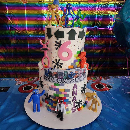 Rainbow Friends Roblox Monster Ithal Figür 8 Adet Premium Kaliteli Oyuncak 9-11.5 Cm.