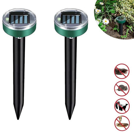 2 Adet Solar Güneş Enerjili Akrep,Köstebek,Yılan Fare Kovucu 750-1000 M2 Etkili Yuvarlak.