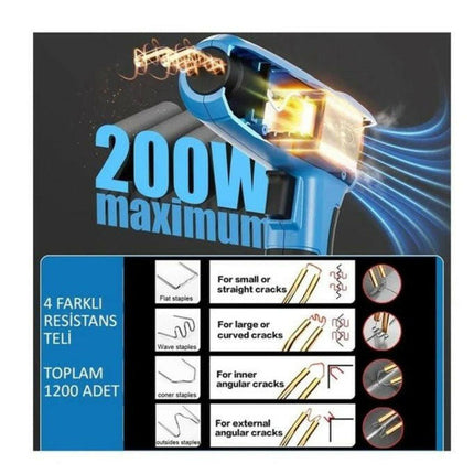 200 Watt Tampon Plastik Parça Tamir Kaynak Makinesi 1200 Uç.