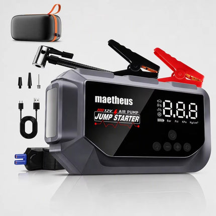 24000 mAh 4in1 Akü Takviye Cihazı | 150 PSI Kompresör | Lastik Şişirme | Powerbank | EVA Çanta | 4000A Tepe Akım