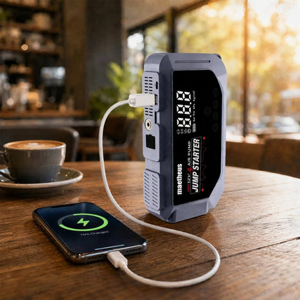 24000 mAh 4in1 Akü Takviye Cihazı | 150 PSI Kompresör | Lastik Şişirme | Powerbank | EVA Çanta | 4000A Tepe Akım