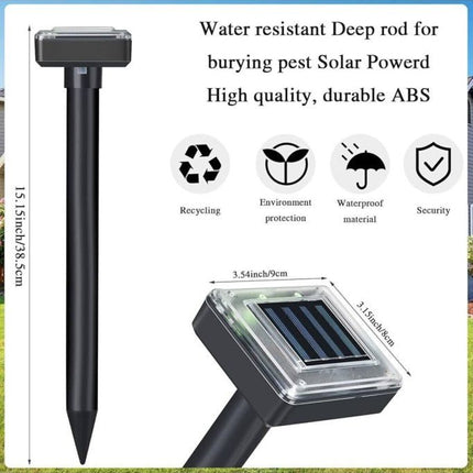 4 adet Solar Güneş Enerjili Akrep,Köstebek,Yılan Fare Kovucu 750-1000 M2 Etkili Kare.