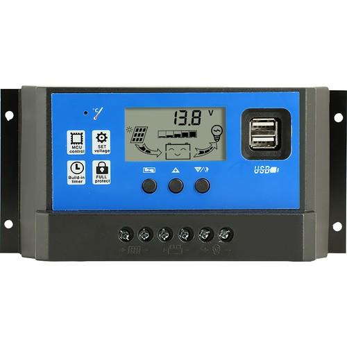 50A Dijital Güneş Paneli Solar Akü Şarj Kontrol Cihazı 12V 24V