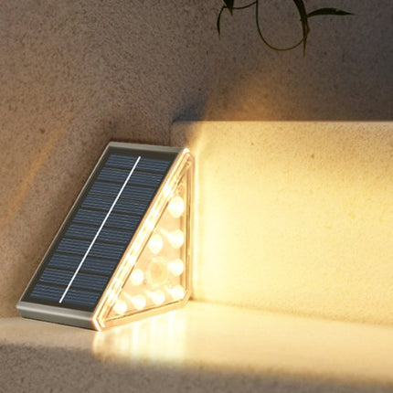 6'lı Solar Basamak Işığı 10 LED Güneş Enerjili Merdiven Bahçe Aydınlatması