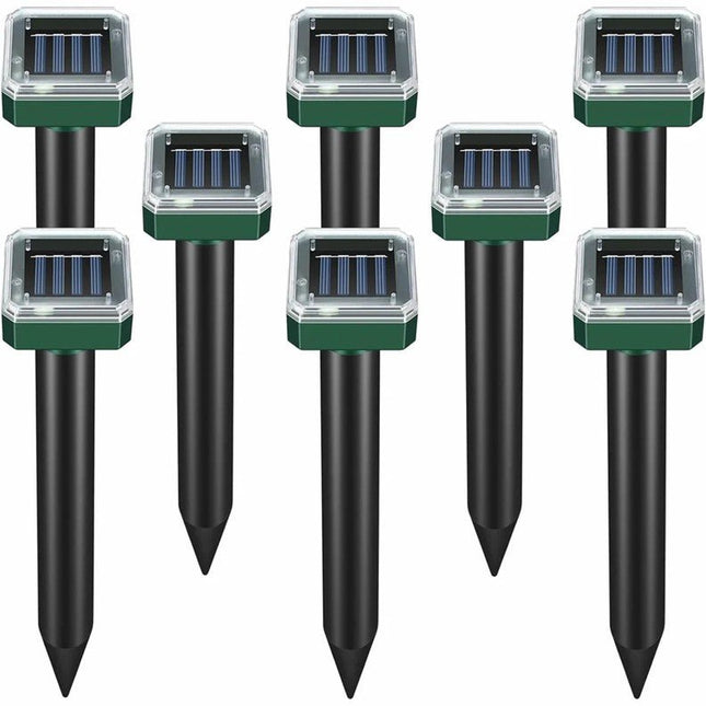 8 adet Solar Güneş Enerjili Akrep,Köstebek,Yılan Fare Kovucu 750-1000 M2 Etkili Kare.