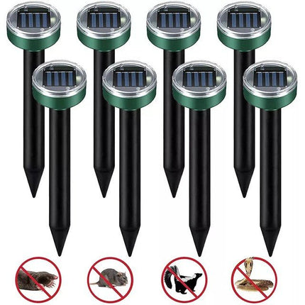 8 Adet Solar Güneş Enerjili Akrep,Köstebek,Yılan Fare Kovucu 750-1000 M2 Etkili Yuvarlak.