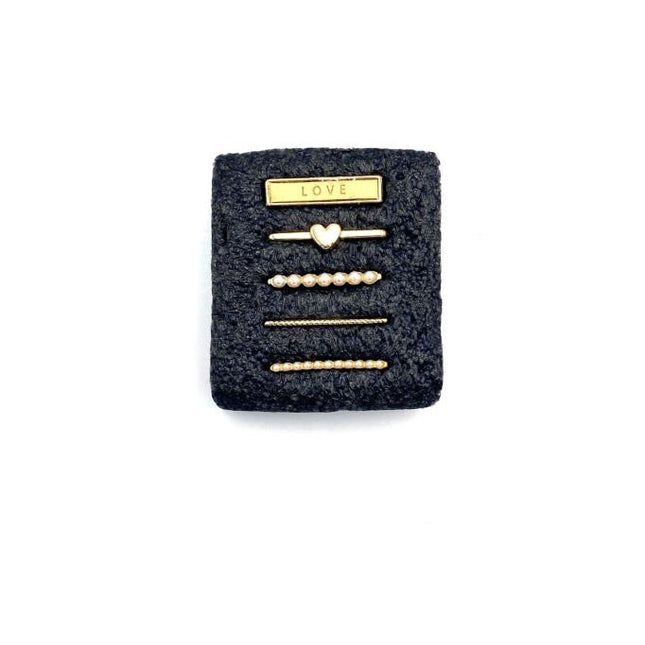 Apple Watch Uyumlu Love Yazılı Kordon Aksesuar/charm Gold Renkli