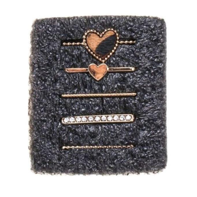 Apple Watch Uyumlu Leopar Kalpli Kordon Aksesuar/charm Gold Renkli