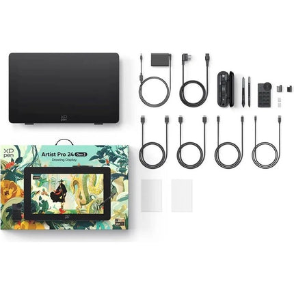 Artist 24 Pro Gen 2 Grafik Tablet 4K Ultravision16K Basınç Dual X3 Styli USB-C Bağlantı Uyumluluğu
