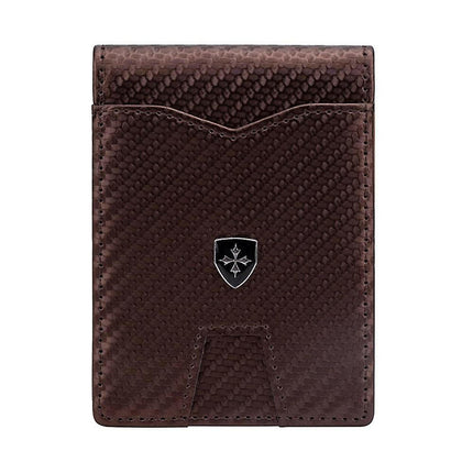 Baellerry Minimalist RFID Koruma Çift Kat Deri Çoklu Kart Cüzdan Erkek Kartlık - Teknoplanet