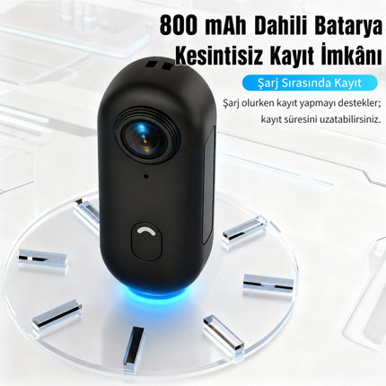 H88 Mini WiFi Vlog Kamerası Motor Spor Aksiyon Kamerası 1080P Full HD 120° Açı