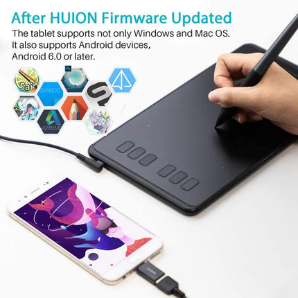 Huion Inspiroy H640P 6.3 x 3.9" Grafik Tablet