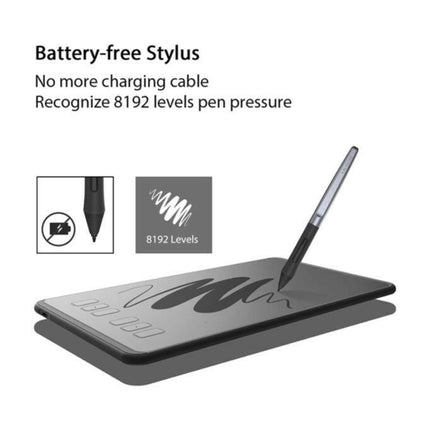 Huion Inspiroy H640P Grafik Çizim Tablet Android Uyumlu.