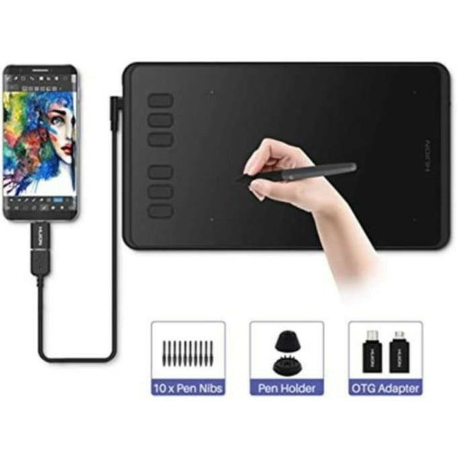 Huion Inspiroy H640P Grafik Çizim Tablet Android Uyumlu.