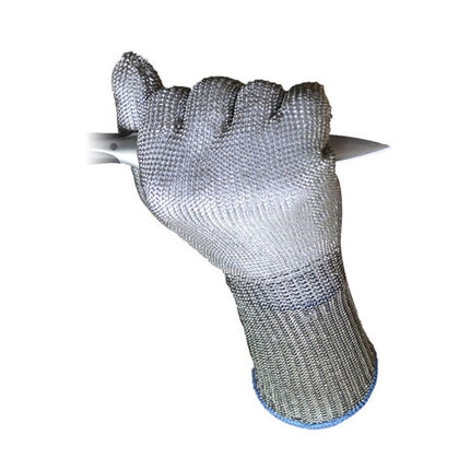 Uzun Kasap Eldiveni Kesilmez Çelik Eldiven Paslanmaz Metal Tel Hasır Örgü