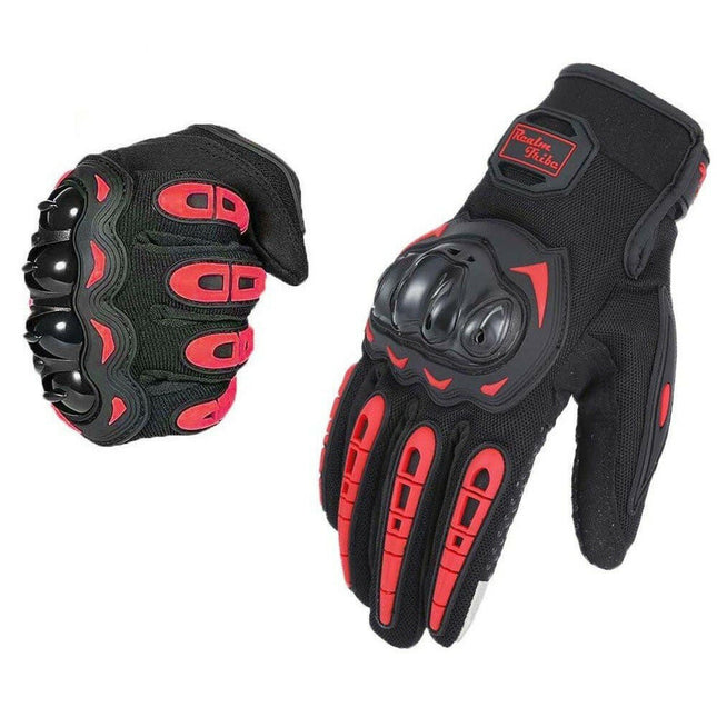 Motor Eldiveni Profesyonel Korumalı Dokunmatik Motosiklet Eldiveni.