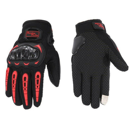 Motor Eldiveni Profesyonel Korumalı Dokunmatik Motosiklet Eldiveni.