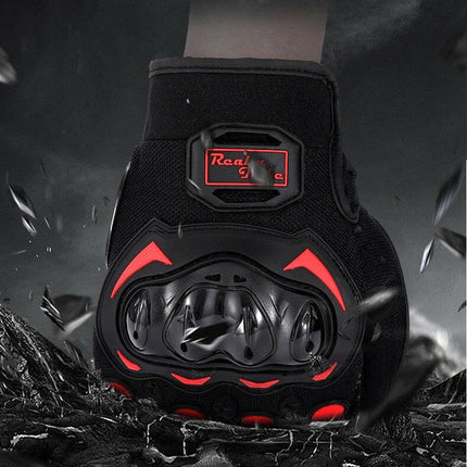 Motor Eldiveni Profesyonel Korumalı Dokunmatik Motosiklet Eldiveni.