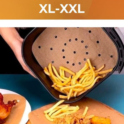 Pisirme Kagidi 50 adet Kare Delikli Airfryer Yagli Kagit Xiaomi Philips Tüm Markalara Uyumlu