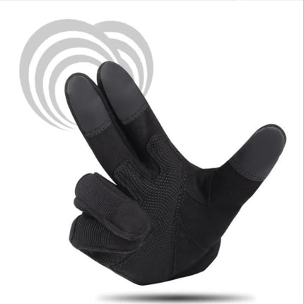 Profesyonel Korumalı Motosiklet Eldiveni Su Rüzgar Geçirmez Elastik Üs Kalite Malzeme Siyah.