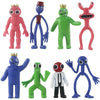 Rainbow Friends Roblox Monster Ithal Figür 8 Adet Premium Kaliteli Oyuncak 9-11.5 Cm.