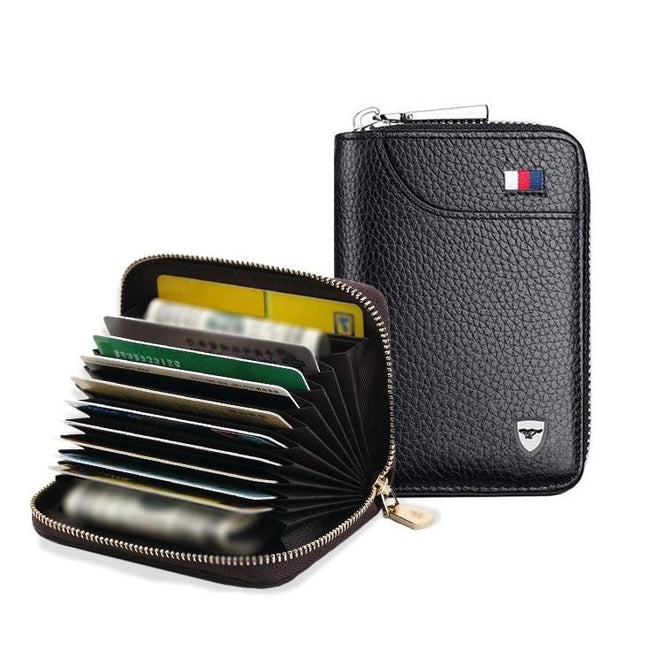 Septwolves Premium Seri Gerçek Deri-Kısa Erkek Cüzdan Kartlık