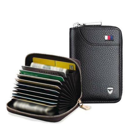 Septwolves Premium Seri Gerçek Deri-Kısa Erkek Cüzdan Kartlık.