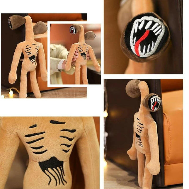 Siren Kafa 38 cm Peluş Oyuncak Kahverengi.