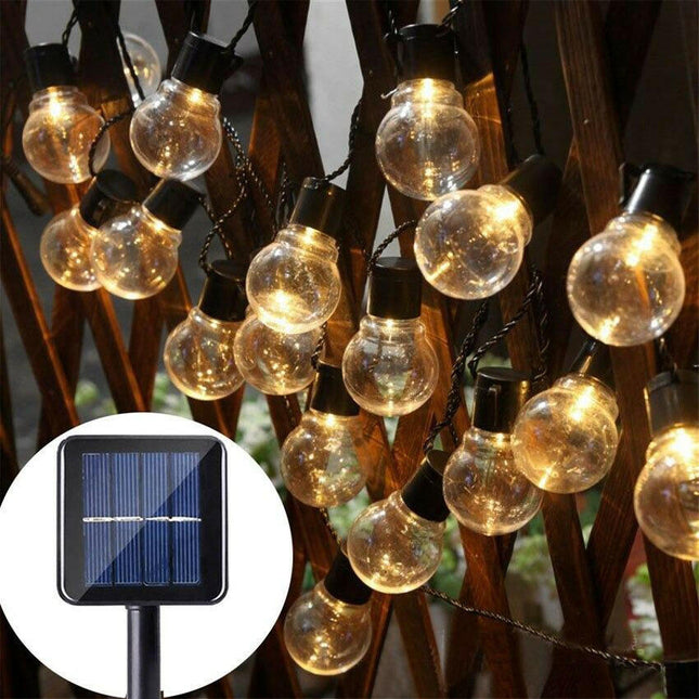 Solar 10Led Ampül 8 Mod 3.5Mt Güneş Enerjili Dış Bahçe Aydınlatma Dekorasyon Günışığı.