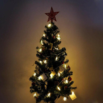 Solar 30Led Ampül 4Mt 8 Mod Güneş Enerjili Dış Bahçe Aydınlatma Dekorasyon Kartanesi Sıcak beyaz.