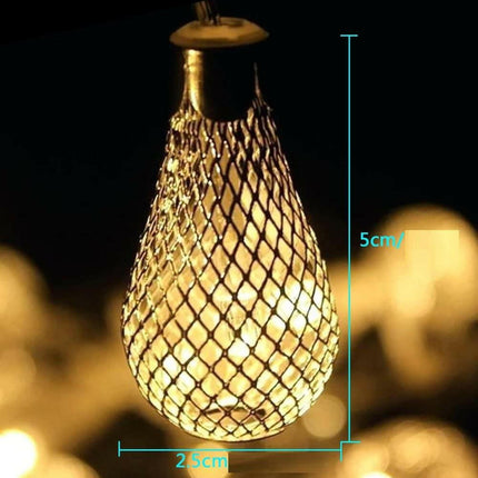 Solar 30Led Ampül 4Mt 8 Mod Metal Güneş Enerjili Bahçe Aydınlatma Dekorasyon Günışığı.