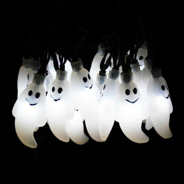 Solar 30Led Ampül 8 Mod 4Mt Güneş Enerjili Dış Bahçe Aydınlatma Dekorasyon Haloween Beyaz Işık.