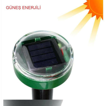 Solar Güneş Enerjili Akrep,Köstebek,Yılan Fare Kovucu 750-1000 M2 Etkili Yuvarlak.