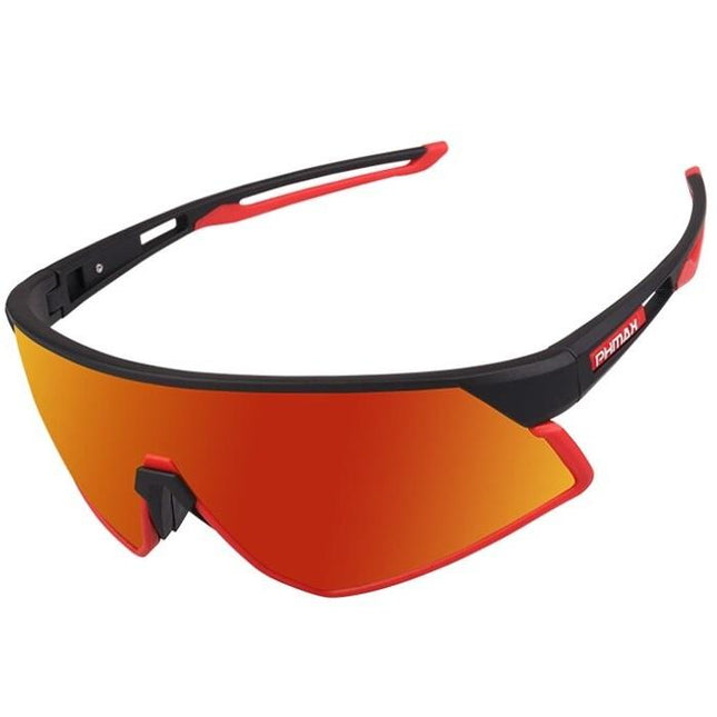 PHMAX Ultra Hafif Polarize Unisex Bisiklet Gözlüğü 5 Lens