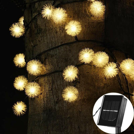 Solar Peri 30Led 4Mt 8 Mod Güneş Enerjili Bahçe Aydınlatma Dekorasyon Günışığı.