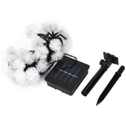 Solar Peri 30Led 4Mt 8 Mod Güneş Enerjili Bahçe Aydınlatma Dekorasyon Günışığı.