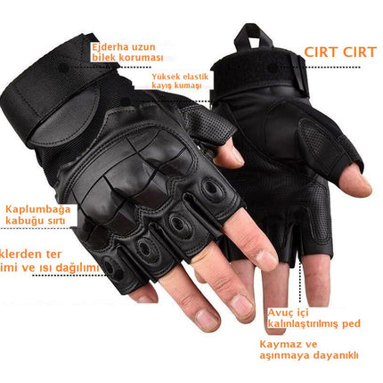 Tactical Eldiven Askeri Taktik Eldiven Bisiklet Eldiveni Destekli Motorsiklet Eldiveni.
