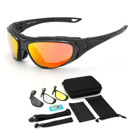 Usa Military Daisy C9 4 Lensli Polarize Taktikal Gözlük.