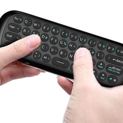 Wechip W1 2.4G Kablosuz Klavye Uzaktan Kumanda Air Mouse