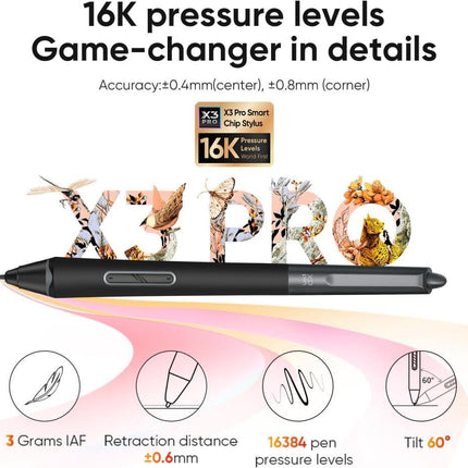 Xp-Pen Artist Pro 16 Grafik Ekran Tablet 2nd Generation Siyah