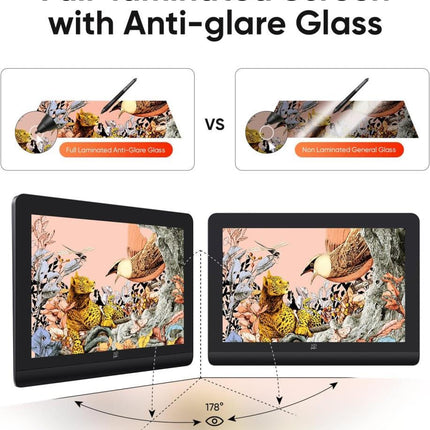 Xp-Pen Artist Pro 16 Grafik Ekran Tablet 2nd Generation Siyah
