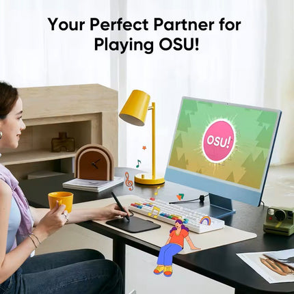 XP-Pen Deco 640 Grafik Tablet 16K 8 Tuş 60° Eğim OSU Android/Windows/Mac.