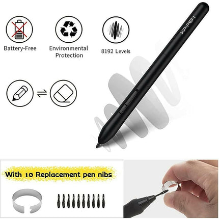 XP-Pen Deco Fun XS Mavi Grafik Tablet Android Mac Linux Windows Chrome OS.