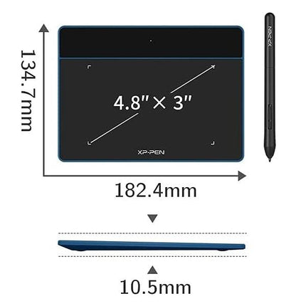 XP-Pen Deco Fun XS Mavi Grafik Tablet Android Mac Linux Windows Chrome OS