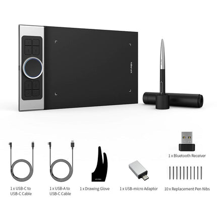 Xp-Pen Deco Pro SW BT5.0 Wireless 9" x 5" Grafik Tablet Android Mac Windows Uyumlu
