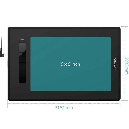 XP-Pen Star G960S 12.5x8.25 inç Grafik Tablet 8192 Basınç 4 Tuşlu.