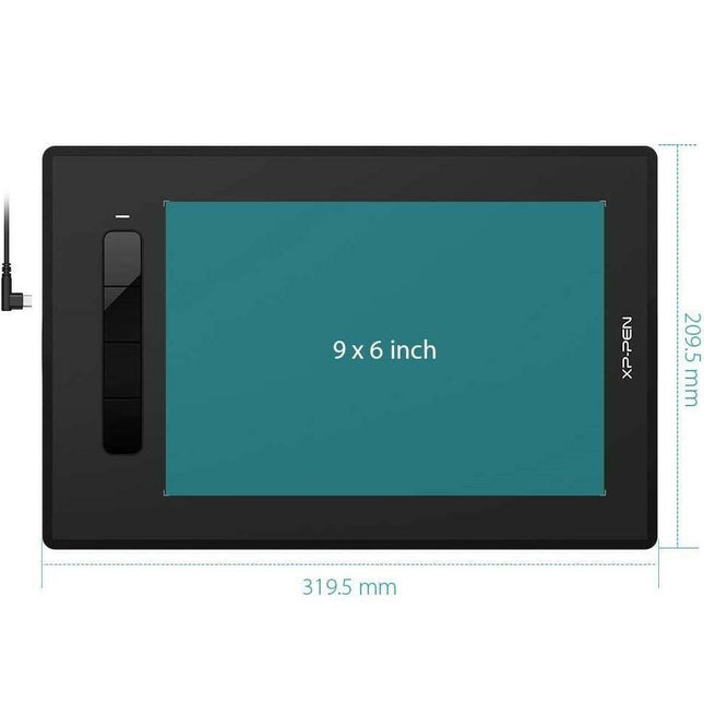 XP-Pen Star G960S 12.5x8.25 inç Grafik Tablet 8192 Basınç 4 Tuşlu.